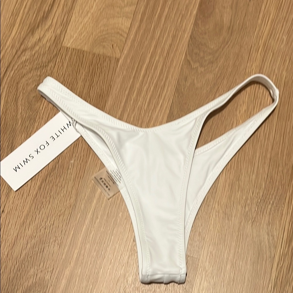 White fox white Belmont bottoms swim